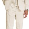 Men's 3 Piece Linen Suits Casual Lightweight Blazer Jackets Vest Pants Set for Wedding Business Prom