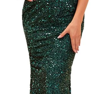 Formal Dress Sequin Fishtail Sleeveless 1920s Gatsby Cocktail Prom Elegant Maxi Evening Gowns for Women