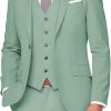 3 Piece Suit Men Slim Fit Wedding Suits for Mens Elegant One Button Jacket Single Breasted Vest Pants Set